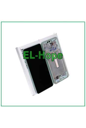 Écran tactile LCD 100 % d origine Samsung Galaxy A73 5G SM-A736, cadre vert