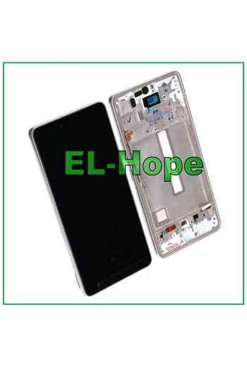 Écran LCD OLED pour Samsung Galaxy A53 5G 2022 SM-A536 A536B, cadre tactile blanc