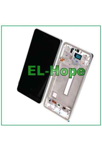 Écran LCD OLED pour Samsung Galaxy A53 5G 2022 SM-A536 A536B, cadre tactile blanc