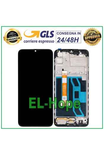 Écran LCD + châssis pour Oppo Realme 5i RMX2030 RMX2032 Écran tactile en verre noir