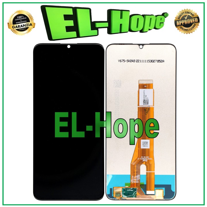 Écran LCD tactile en verre noir pour Honor X7A RKY LX2 LX1