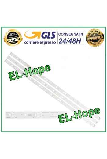 KIT 3 BARRES TV LED 32 LB927DX LED315D10-07(B) 30331510219 CHANGHONG JVC HAIER