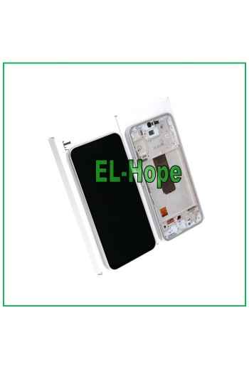 Écran tactile LCD 100 % d origine Samsung Galaxy A54 5G 2023 SM-A546, cadre blanc