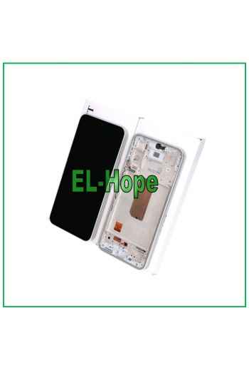 Écran tactile LCD 100 % d origine Samsung Galaxy A54 5G 2023 SM-A546, cadre blanc