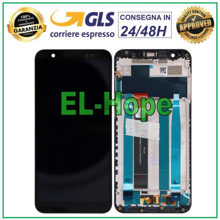 Cadre d e'cran LCD pour ASUS Zenfone Live L1 ZA550KL, e'cran tactile en verre