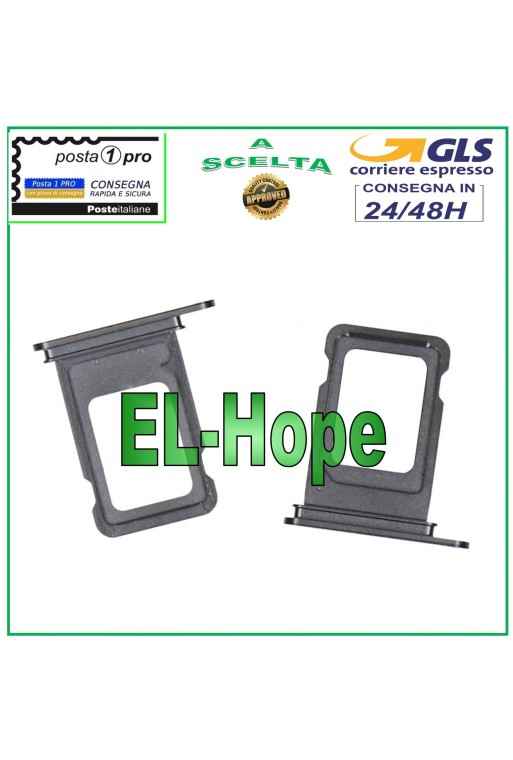 Boi'tier de support de carte SIM pour chariot a' fente pour Apple iPhone 12 Pro Max Noir