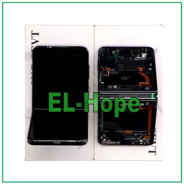 Écran tactile LCD d origine pour Samsung Z Flip 4 SM-F721B gris GH82-29440A
