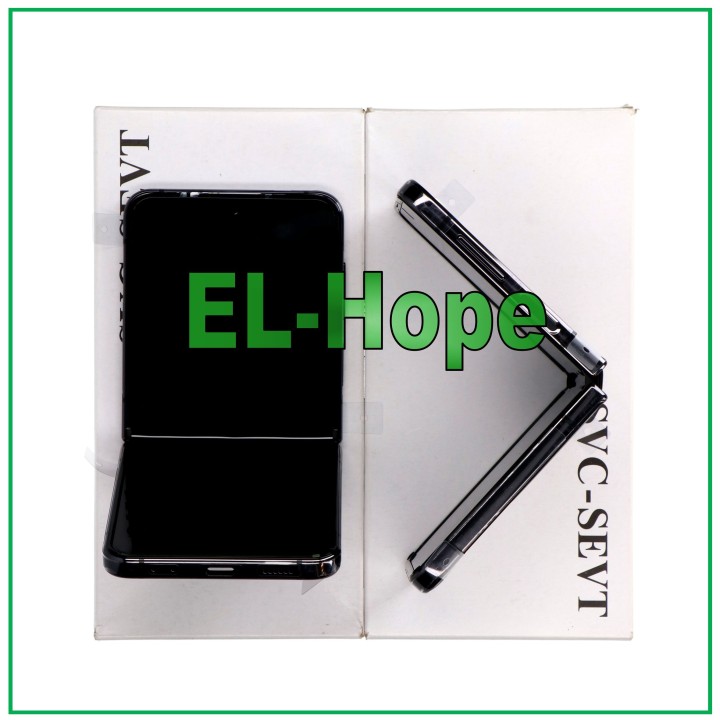 Écran tactile LCD d origine pour Samsung Z Flip 4 SM-F721B gris GH82-29440A
