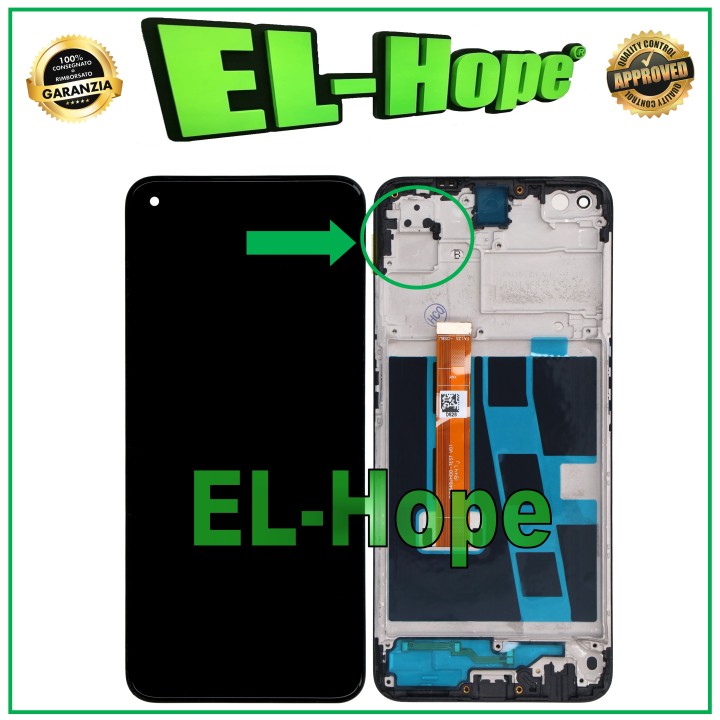 Écran LCD + cadre pour Oppo A72 4G CPH2067 Écran tactile en verre