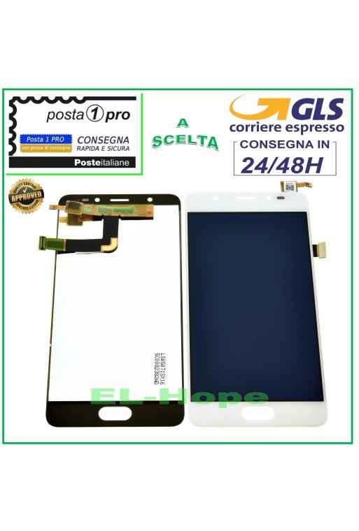 Écran LCD tactile blanc pour Wiko U Feel Prime
