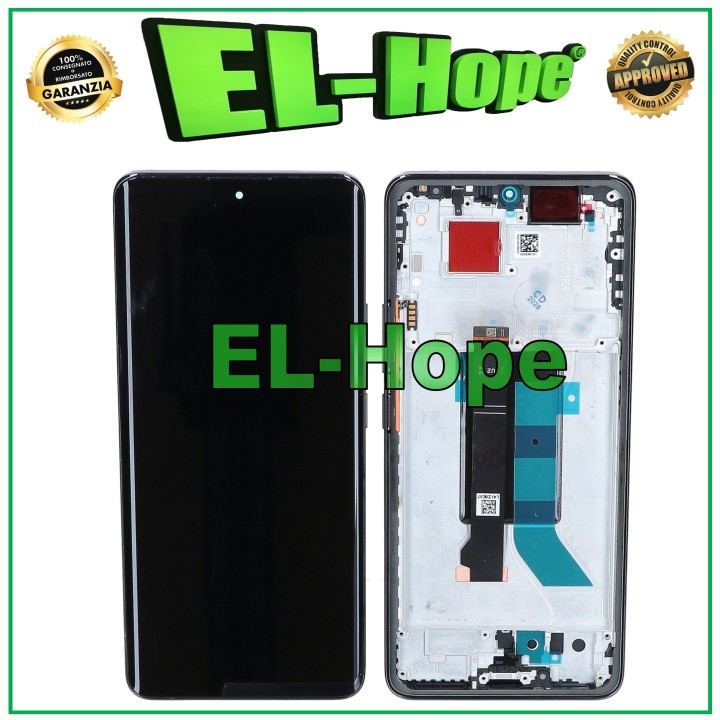 Écran tactile OLED LCD pour Xiaomi Redmi Note 14 Pro 5G 24094RA29G Noir