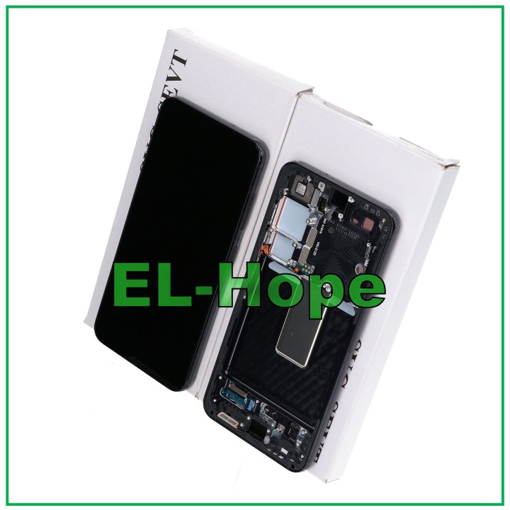 Cadre d e'cran LCD d origine pour Samsung S23 SM-S911 tactile noir GH82-30480A