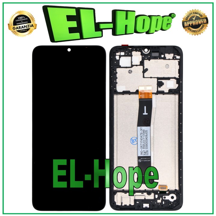 Écran LCD + châssis pour Xiaomi Redmi 12C 22120RN86I 22126RN91Y Écran tactile