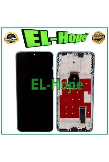 Écran LCD + cadre pour Honor X8A CRT-LX1 CRT-LX2 Écran tactile en verre bleu