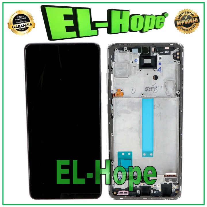 Écran LCD TFT pour Samsung Galaxy A52 5G 2021 SM-A525F A526B, cadre tactile blanc