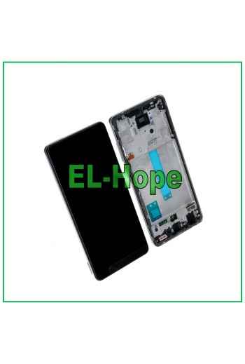 Écran LCD TFT pour Samsung Galaxy A52 5G 2021 SM-A525F A526B, cadre tactile blanc