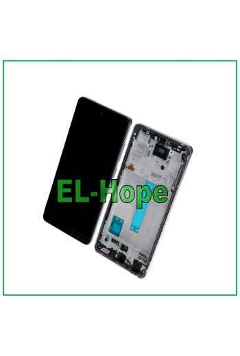 Écran LCD TFT pour Samsung Galaxy A52 5G 2021 SM-A525F A526B, cadre tactile blanc