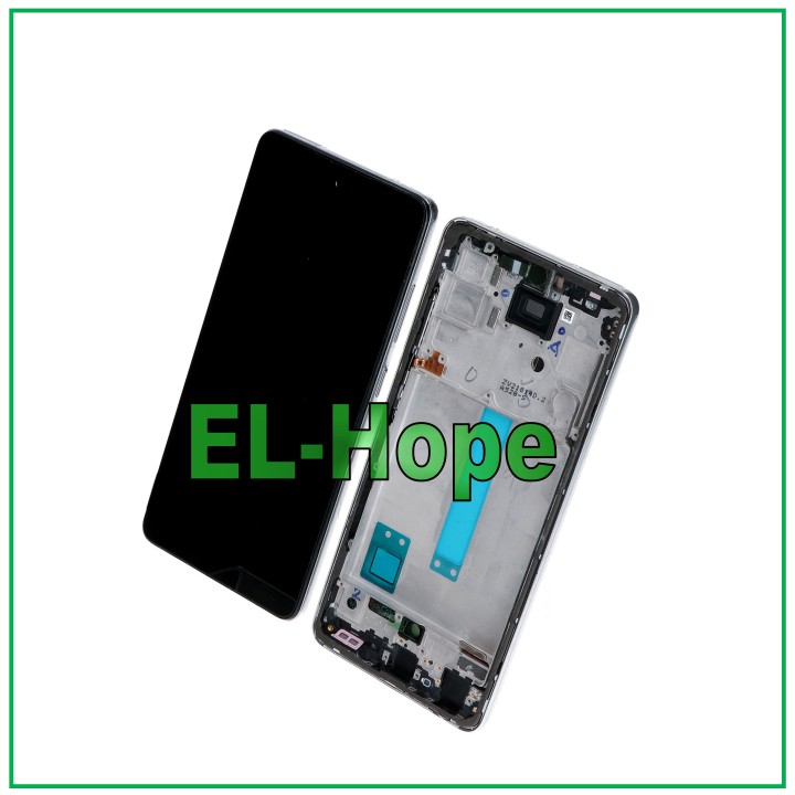 Écran LCD TFT pour Samsung Galaxy A52 5G 2021 SM-A525F A526B, cadre tactile blanc