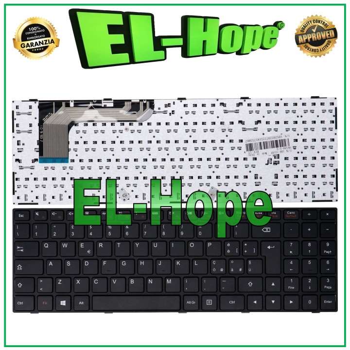 Clavier italien pour ordinateur portable Lenovo IdeaPad B50-10, 100-15, 100-15IBY, 100-15IB