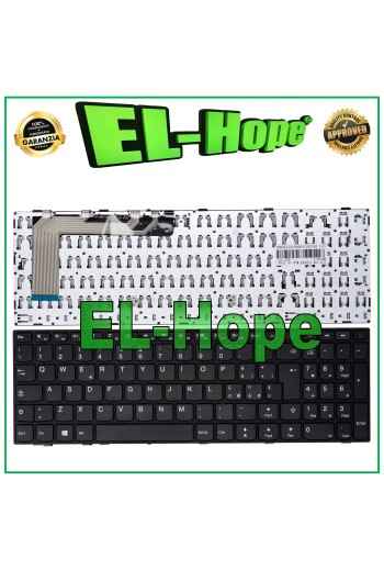 Clavier italien pour ordinateur portable Lenovo Ideapad 110-15ISK, 110-17ACL, 110-17IKB, noir