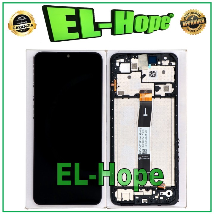 Cadre d e'cran tactile LCD, service d origine pour Xiaomi Redmi 12C 22120RN86I 22120RN8G
