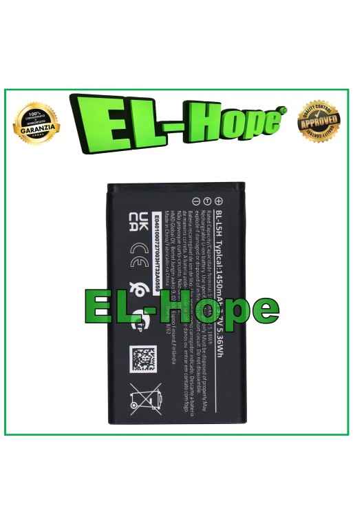 Batterie BL-L5H pour Nokia 105, 110, 150 4G TA-1385, TA-1551, 1450 mAh, identique a' l original