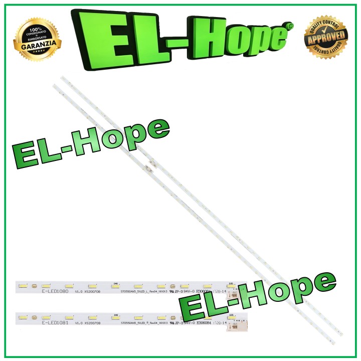KIT DE 2 BARRES DE RUBAN LED POUR TV 55  SONY STO550AN5_51LED_L(R) E-LED1080 E-LED1081