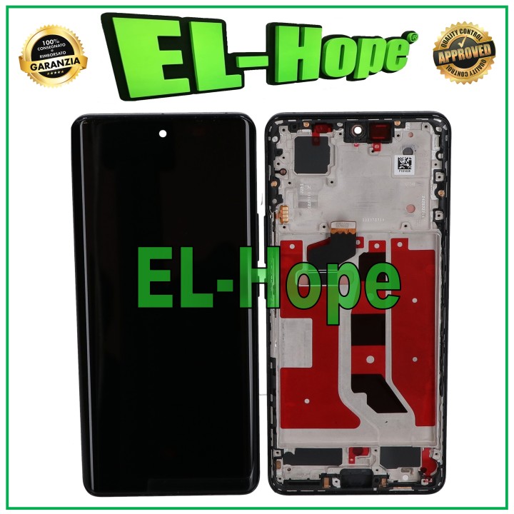 Cadre d e'cran LCD OLED pour Honor 50 5G NTH-AN00 NX9, e'cran tactile en verre noir