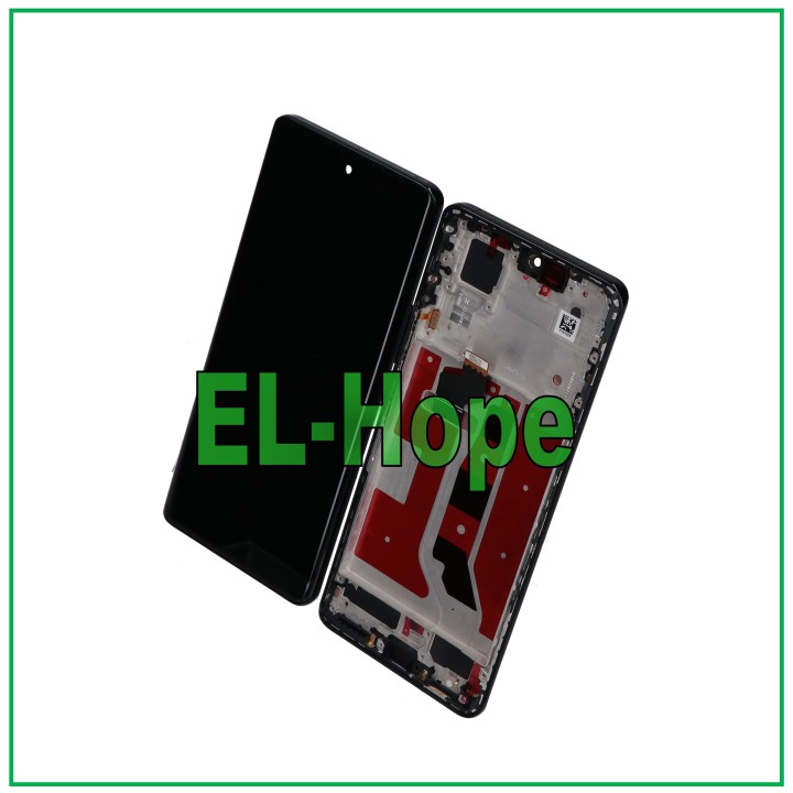 Cadre d e'cran LCD OLED pour Honor 50 5G NTH-AN00 NX9, e'cran tactile en verre noir