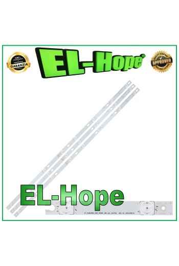 KIT 3 BARRES 8 LED POUR TV 43 TCL TOT-43D2900-3X8-3030C 43D2900 43DP608 U43P6046