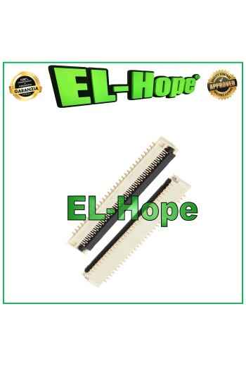 Connecteur a' clip plat flexible pour e'cran tactile Nintendo Switch Socket FPC a' souder 