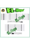KIT 16 RUBAN LED POUR TV 46  SAMSUNG D2GE-460-SCA-R3/B 2013SVS46F-L/R UE46F