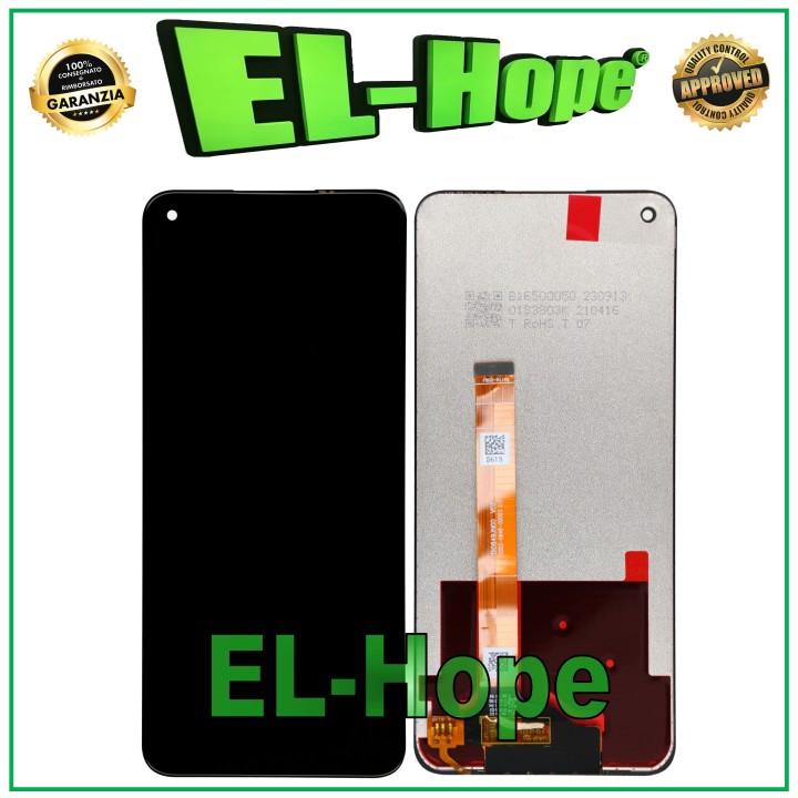 Écran LCD tactile noir pour Oppo Realme 6S RMX2002