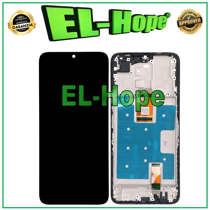 Écran LCD + châssis pour Honor X6A WDY-LX1, e'cran tactile en verre noir