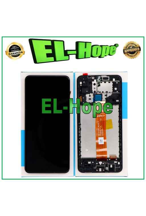 Cadre d e'cran tactile identique a' celui d origine pour Samsung Galaxy A12 SM-A125