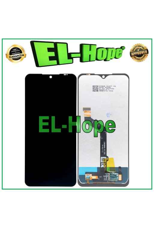 Écran LCD pour Nokia 7.2 TA-1193 1178 1196 1181 Écran tactile en verre Noir
