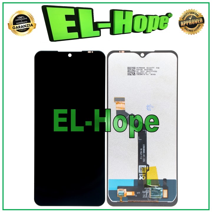 Écran LCD pour Nokia 7.2 TA-1193 1178 1196 1181 Écran tactile en verre Noir