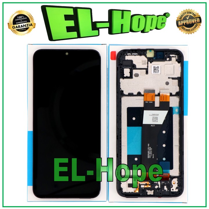 Cadre d e'cran tactile e'quivalent a' celui d origine pour Samsung Galaxy A14 SM-A146P Flat LCM