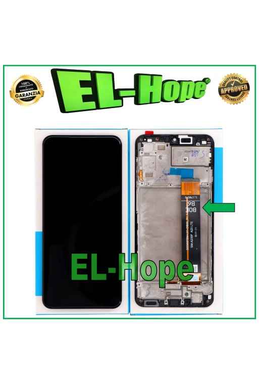 ÉCRAN TACTILE + CADRE ÉGAL ORIGINAL SERVICE SAMSUNG A23 4G SM-A235 FLAT BOE B6 