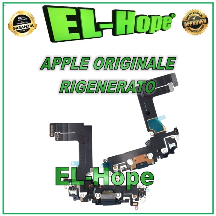 Connecteur de charge plat d origine pour Apple iPhone 13 Mini Midnight remis a' neuf