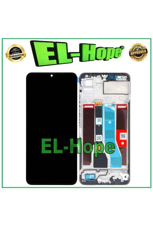 Écran LCD + châssis pour Oppo Realme C51 RMX3830, e'cran tactile en verre noir