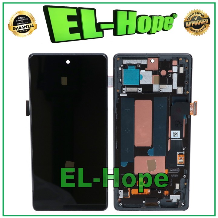 Écran OLED LCD tactile avec cadre noir pour Google Pixel 7A G0DZQ GWKK3 GHL1X