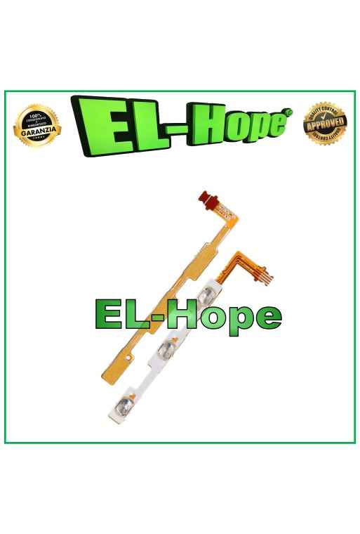Touche d alimentation et de volume late'rales plates et flexibles pour Huawei ASCEND G7-L01 L03