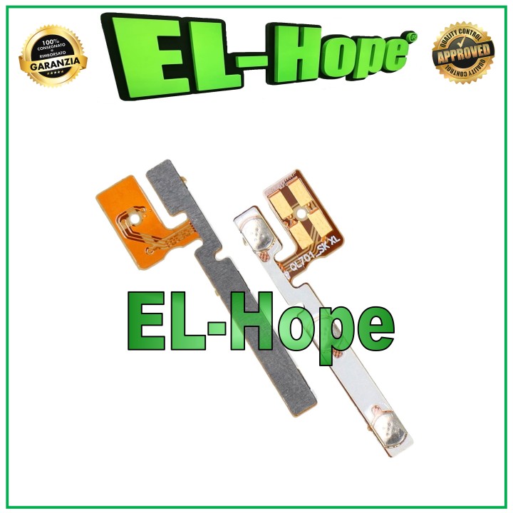 Touche d alimentation et de volume late'rales plates et flexibles pour Huawei ASCEND Y560