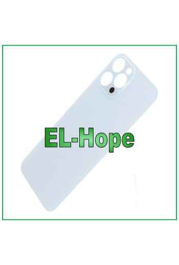Coque arrie're en verre pour iPhone 12 Pro Max, coque arrie're argente'e