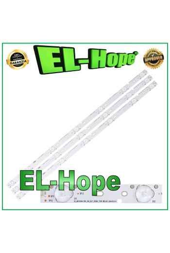 KIT 3 BARRES 7 LED TV 32 HISENSE 32-HD315DH-B21-3X7-3030C-7S1P LED32 K188 220
