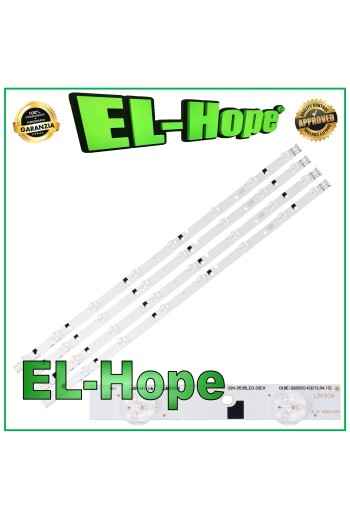 KIT 4 BARRES 8 LED POUR TV 32 SAMSUNG LB1508 D1GE-320SC0-R3 32H-3535LED-32EA 