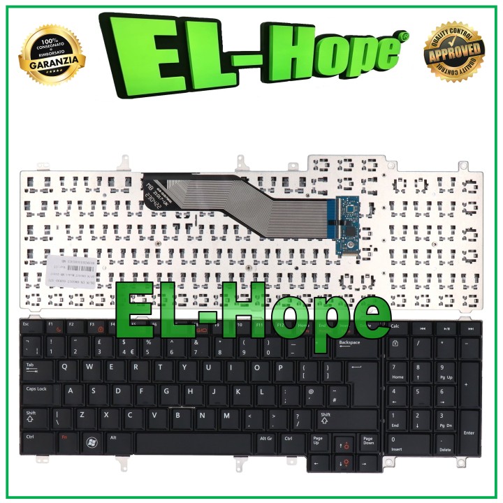 Clavier ITA pour ordinateur portable Dell Precision M6600, M6700, M6800, M2800, M4600, M4700