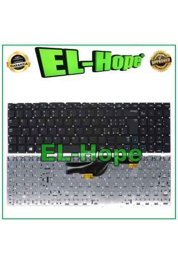 Clavier italien pour ordinateur portable Samsung NP300E5C, noir