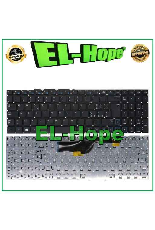 Clavier italien pour ordinateur portable Samsung NP300E5C, noir